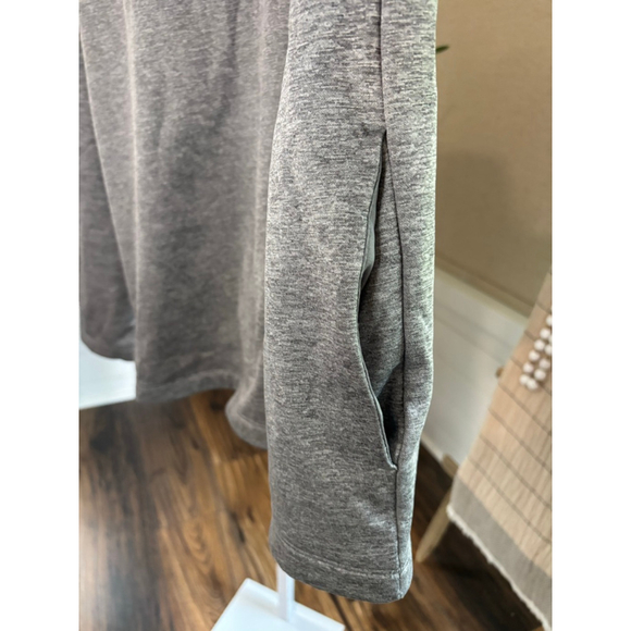 Men's Callaway Grey & Black Quarter-Zip Pullover Sweatshirt Pockets Fleece XXL - Picture 4 of 5